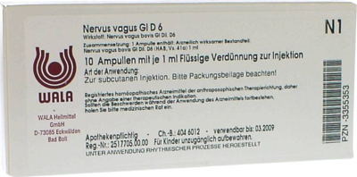 NERVUS VAGUS GL D 6 Ampullen