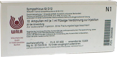 SYMPATHICUS GL D 12 Ampullen