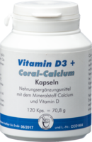 VITAMIN D3+CORAL Calcium Kapseln
