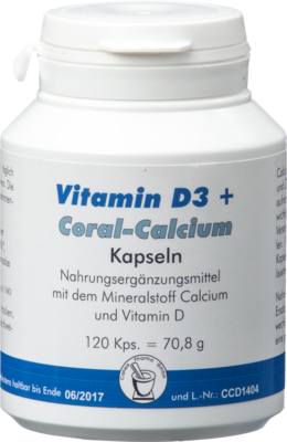 VITAMIN D3+CORAL Calcium Kapseln