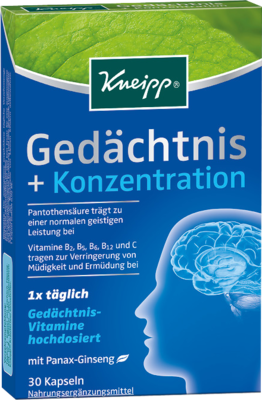 KNEIPP Gedächtnis+Konzentration Kapseln